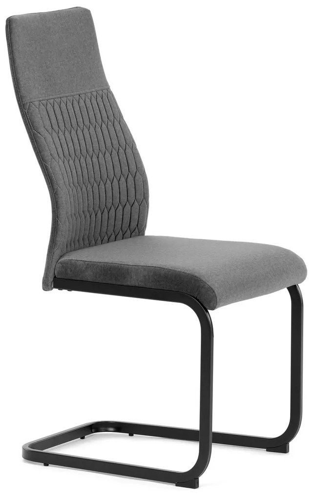 Zestaw krzeseł do jadalni DCL-X7018 GREY2, 4 szt.