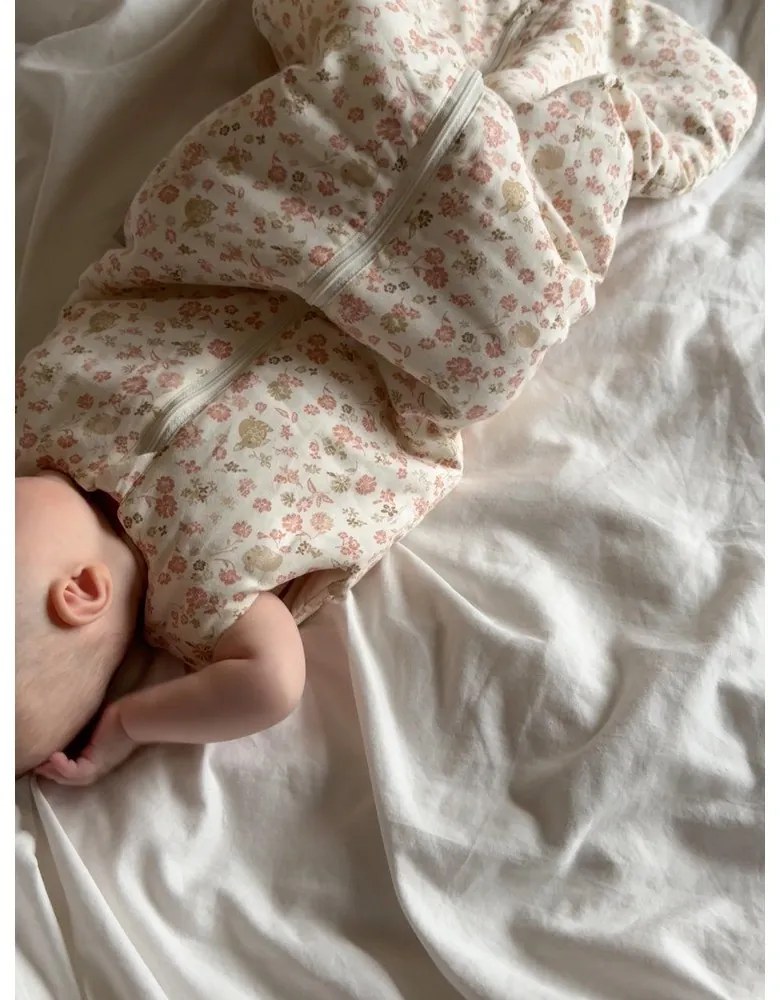 Beżowy śpiworek dziecięcy z bawełny organicznej 45x87 cm Augusta – Cam Cam Copenhagen