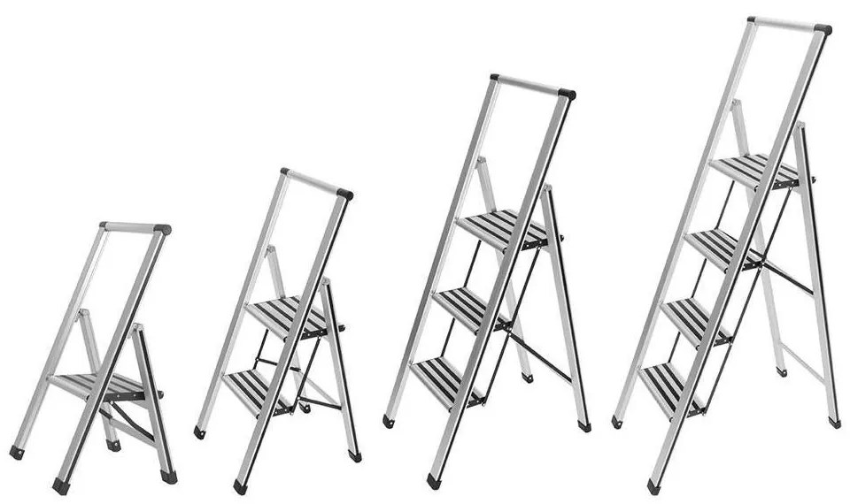 Aluminiowa drabina, 2-stopniowa, WENKO