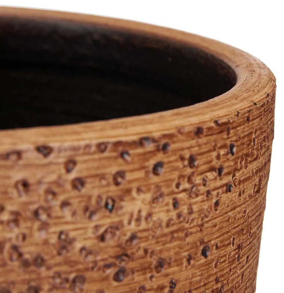 Ceramiczne doniczki DOTS&LINES, 2 sztuki: Ø 20 cm i Ø 25 cm
