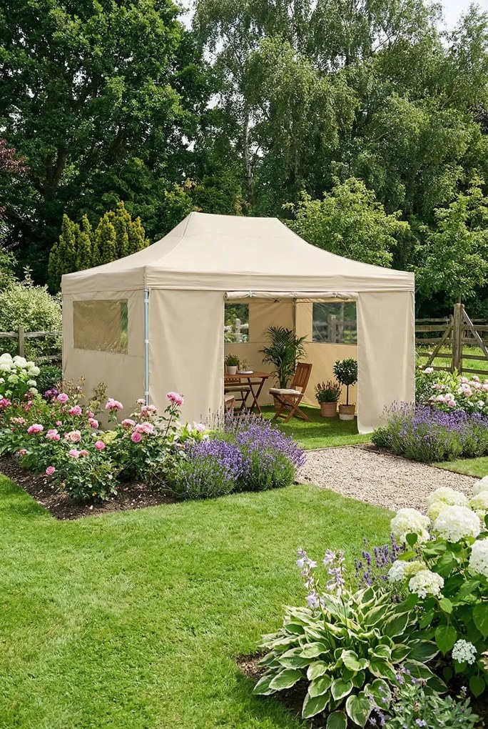 Beżowy namiot ogrodowy Z5-P10