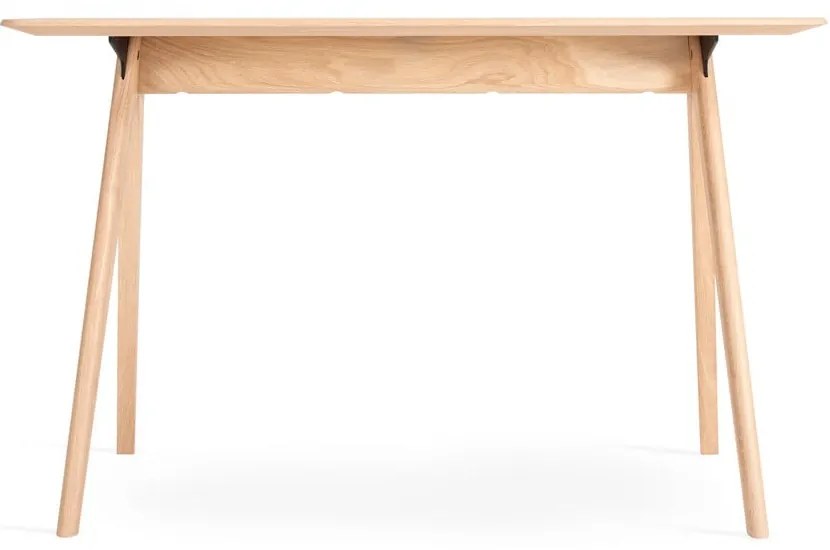 Biurko z litego drewna dębowego 60x120 cm Ava – Gazzda