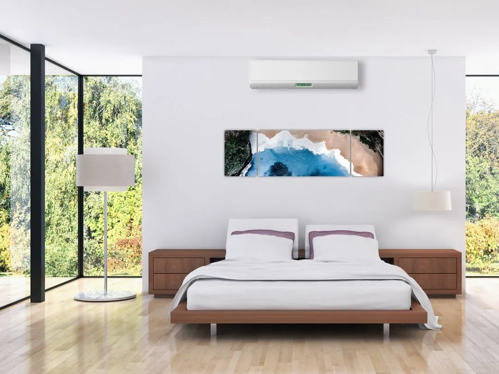 Obraz plaży Nusa Penida, Indonezja (170x50 cm)