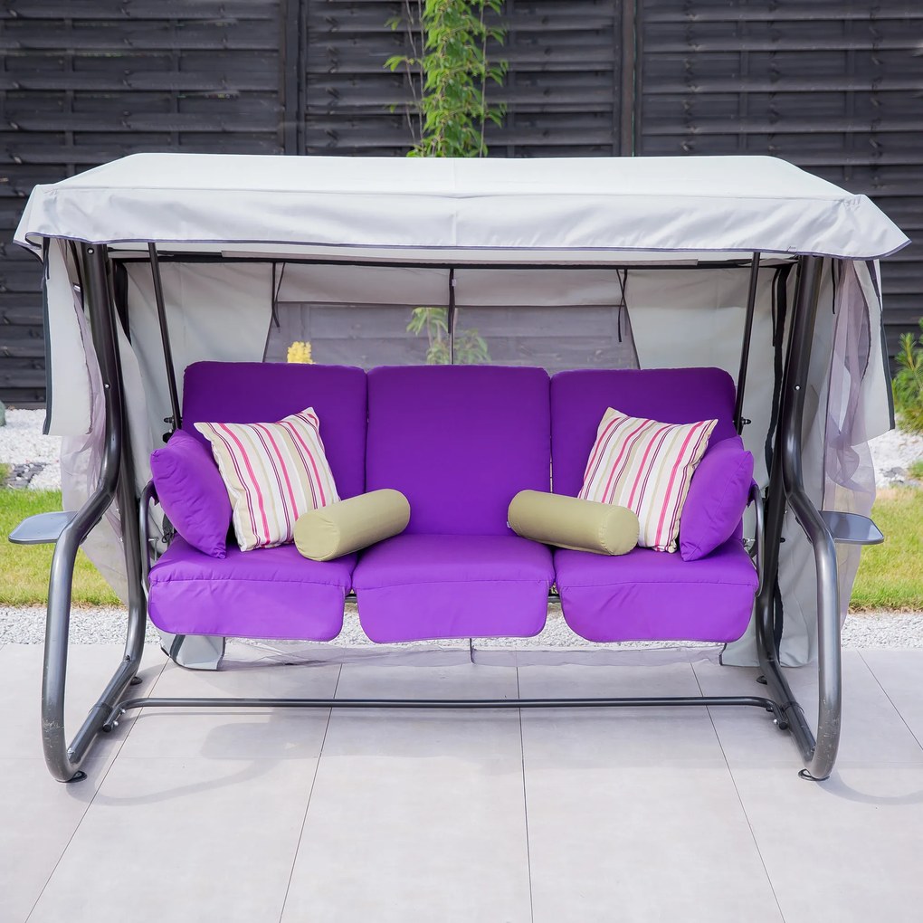 Huśtawka ogrodowa z moskitierą Venezia Lux D042-28DW PATIO