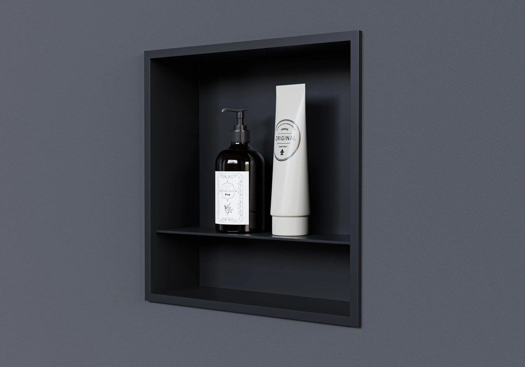 Półka wnękowa ścienna ze stali nierdzewnej NT303010X