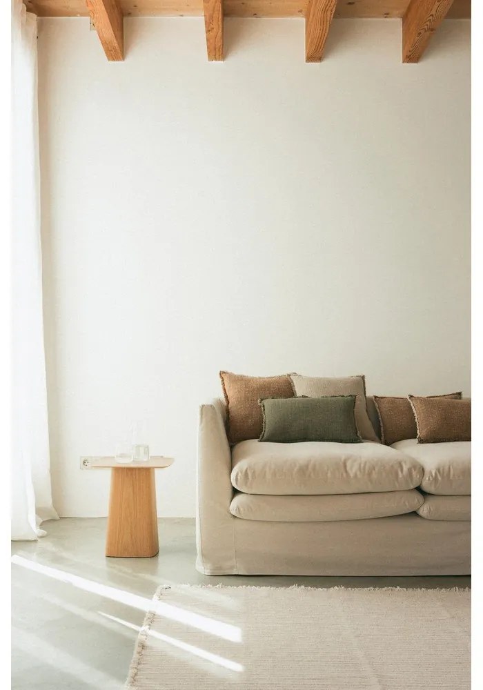 Kremowy bawełniany dywan tkany ręcznie 200x300 cm Handloom – Lorena Canals