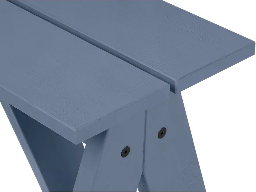 Niebieskie drewniane krzesło ogrodowe Navo – noo.ma