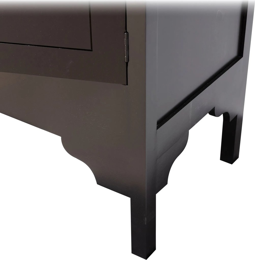 Szafa kredens Modern 104x56x170cm black