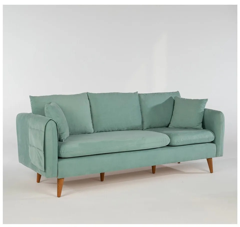 Jasnoniebieska sofa 215 cm Sofia – Balcab Home