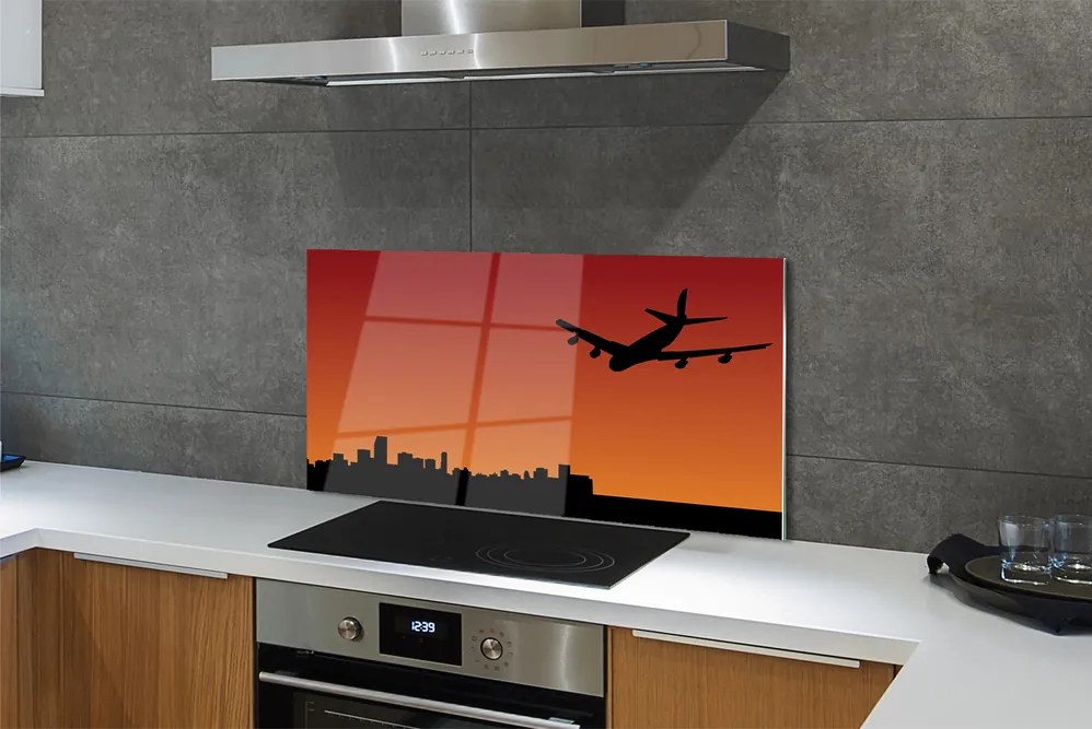 Panel nad Blat Kuchenny Samolot na tle Nieba