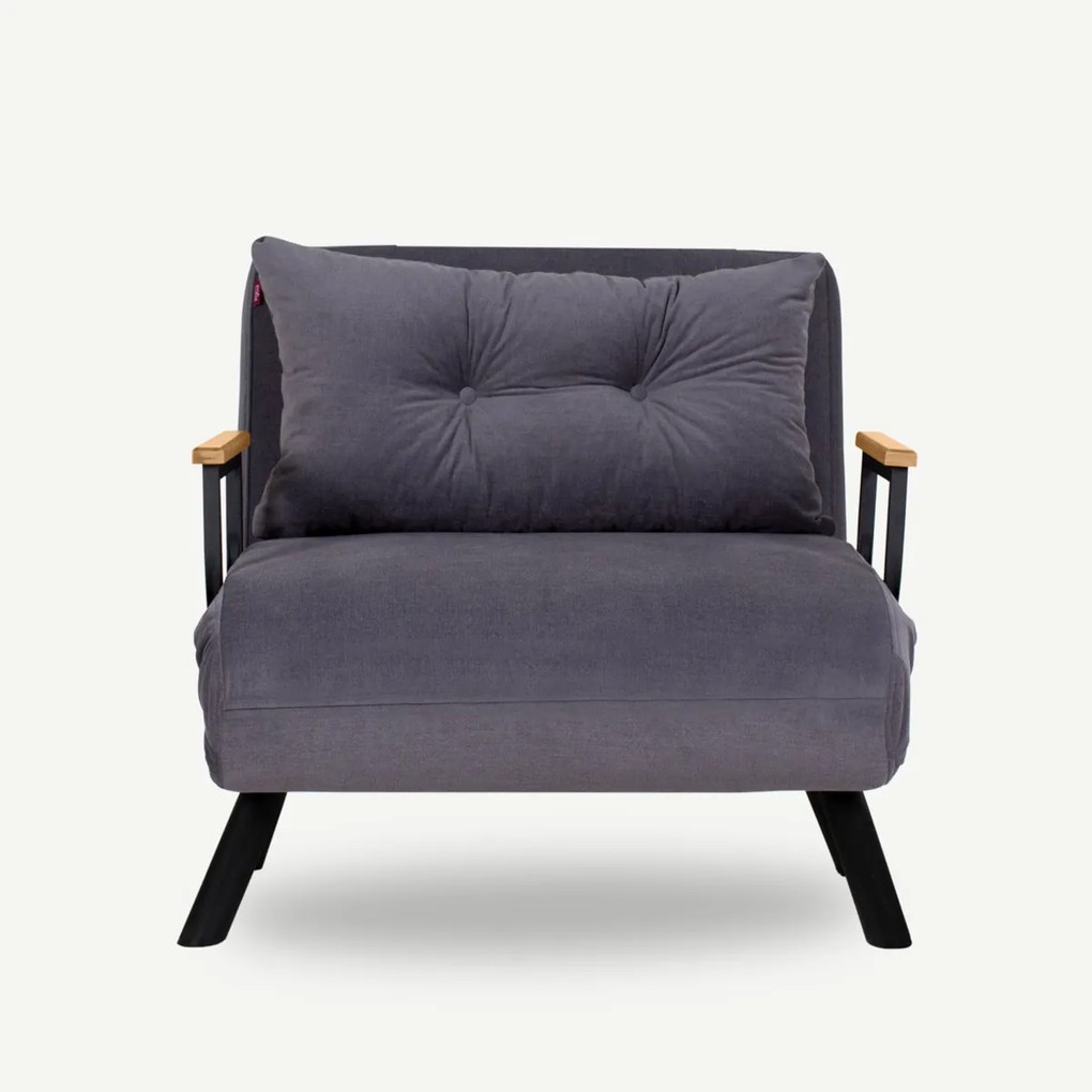 Fotel Sando Single Grey