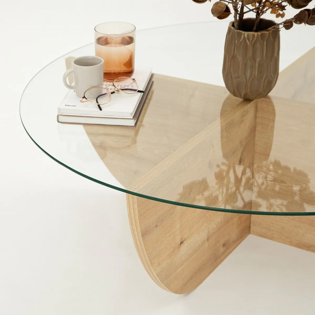Stolik kawowy Lily Sapphire Oak