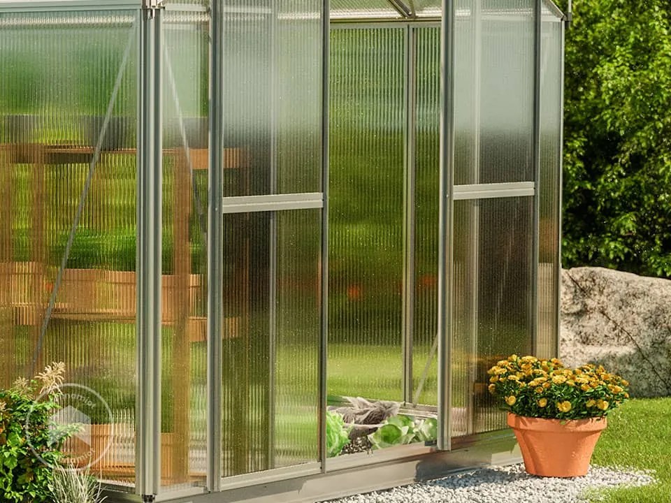 GFP 259 x 195 cm Szklarnia, w tym zestaw specjalny - XL, 6 mm dwuwarstwowe płyty - (GFPV00063)