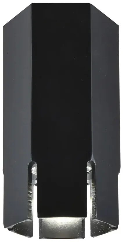 Czarna minimalistyczna lampa sufitowa - 3X D257 L2-W77