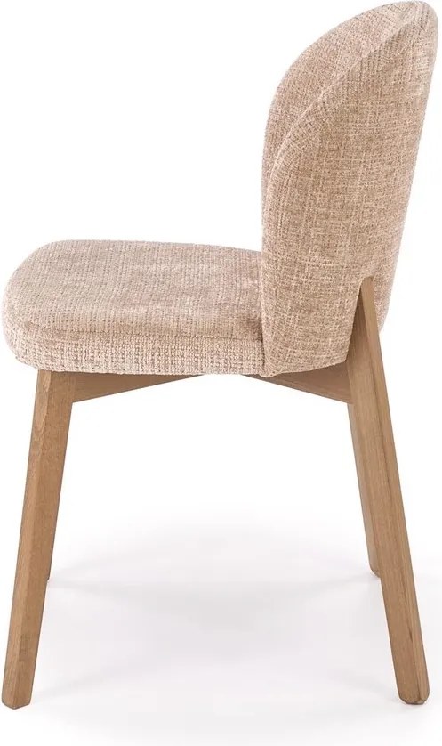 Krzesło do jadalni na drewnianych nogach Basso Halmar