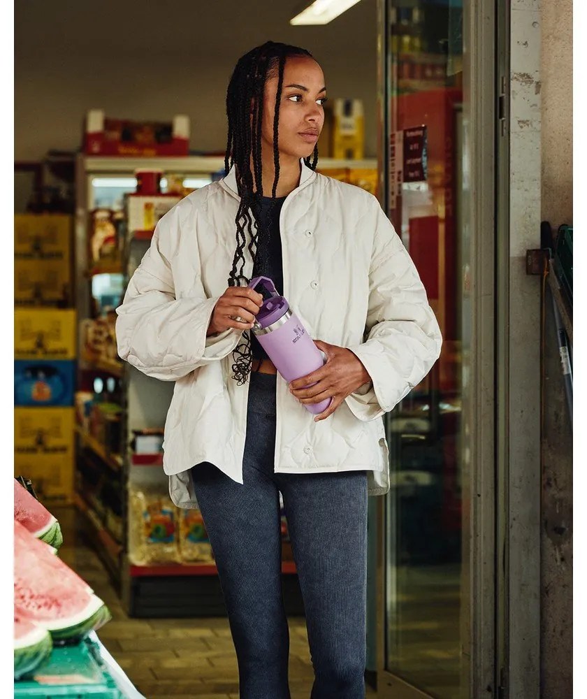 Różowy termos ze stali nierdzewnej 890 ml IceFlow™ Flip Straw 2.0 Tumbler Cherry Blossom – Stanley