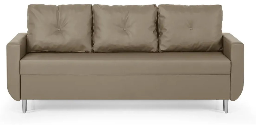 Kanapa sofa 3 os z funkcją spania RED Beżowy