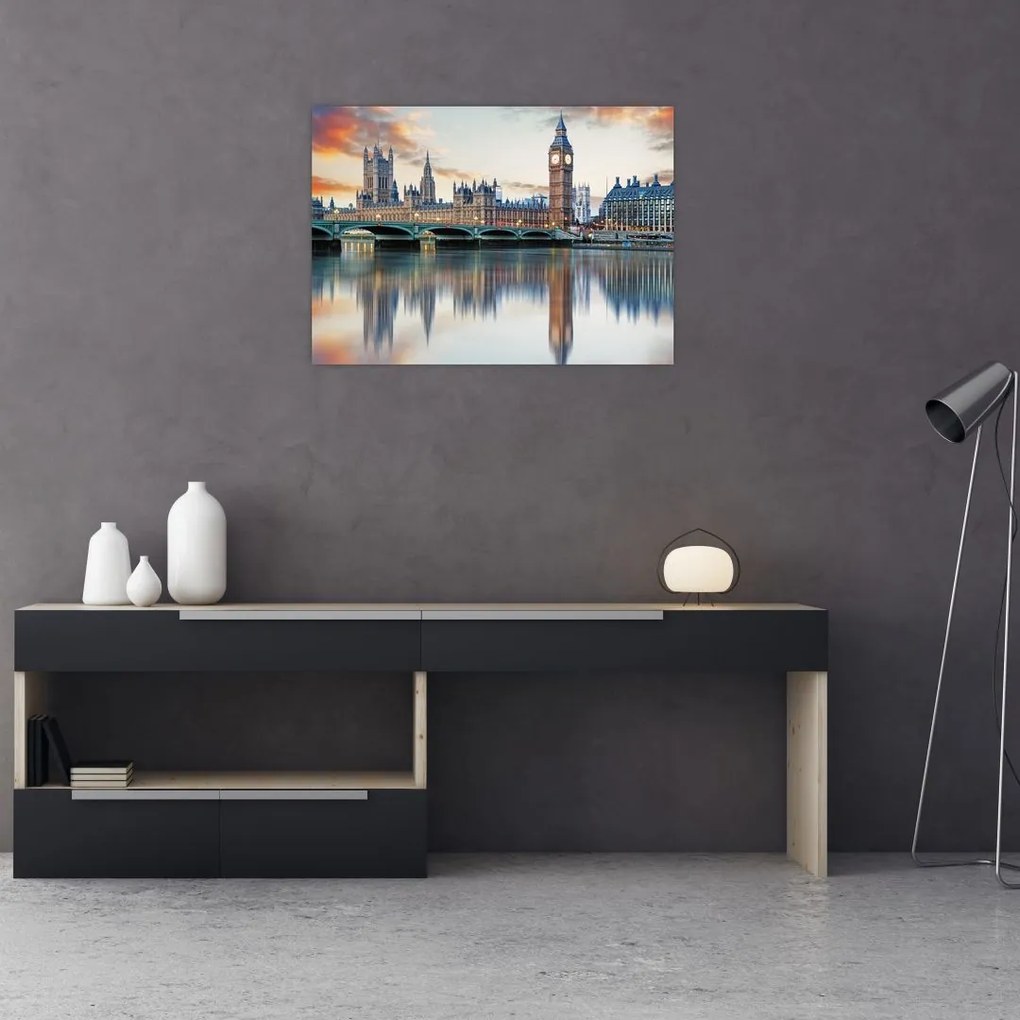 Obraz - Houses of Parliament w Londynie (70x50 cm)