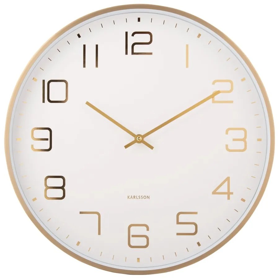 Zegar ścienny ø 40 cm Elegance Glow – Karlsson