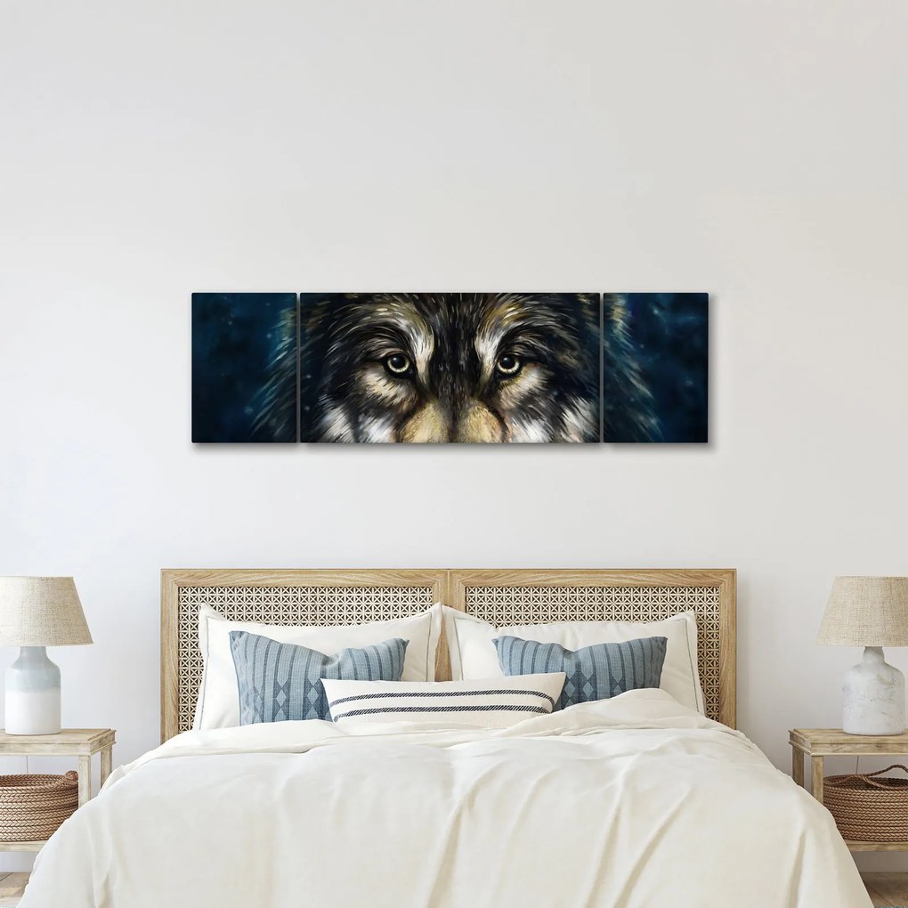 Obraz - Wilk (170x50 cm)