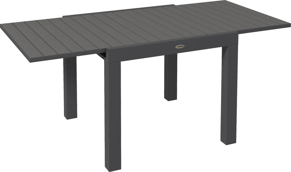 Outsunny Stolik ogrodowy Stolik zewnętrzny, odporny na warunki atmosferyczne, 162 x 80 x 75 cm, Szary