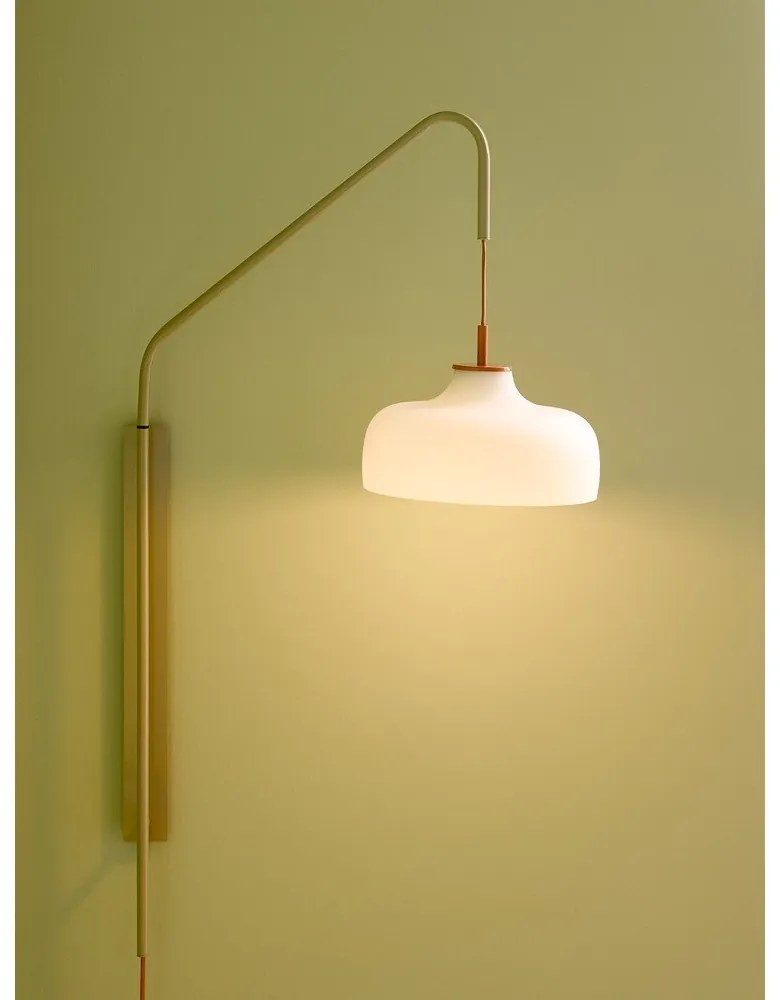 Biało-beżowy kinkiet do kontaktu ø 29 cm Current – Hübsch