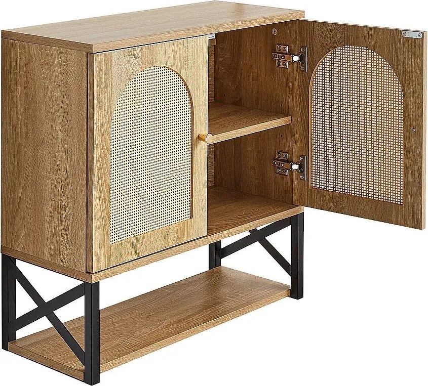 Szafka Łazienkowa Wisząca SucceBuy, z 2 Drzwiami i Regulowaną Półką, Apteczka do Przechowywania nad Toaletą, Organizer Wiszący do Pralni, Kuchni