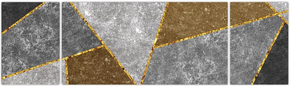 Obraz - Imitacja materiałów (170x50 cm)