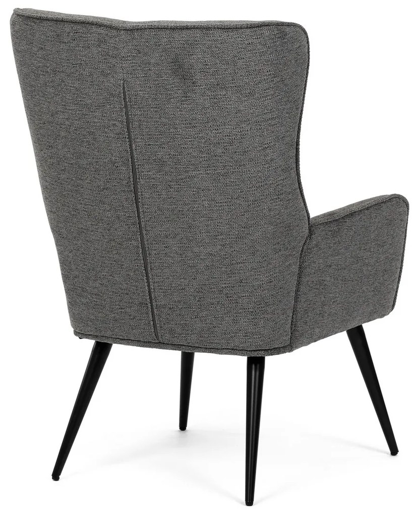 Fotel relaksacyjny 315 GREY2, ciemnoszary