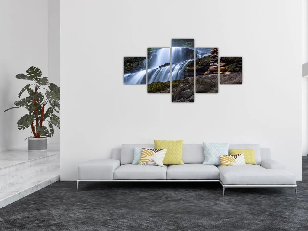 Obraz wodospadu (125x70 cm)