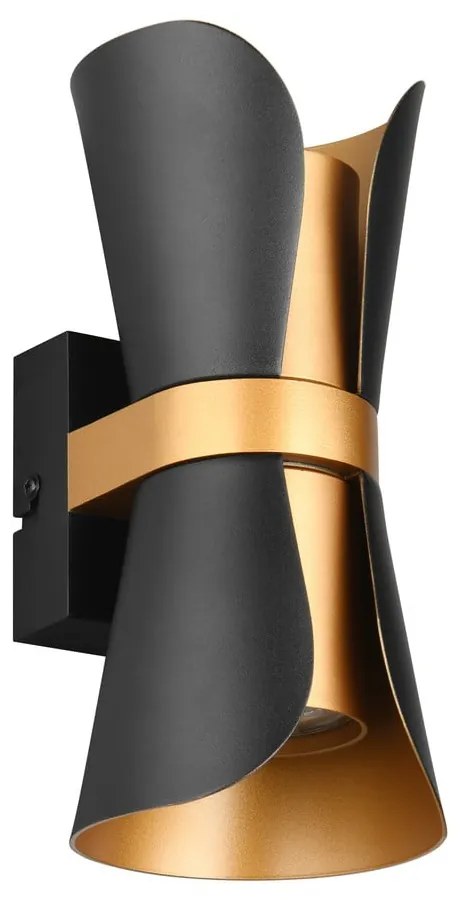 Czarno-brązowy kinkiet Coat – Trio