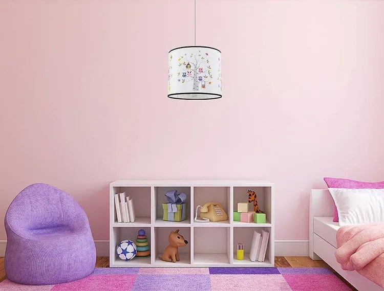 Lampa wisząca dla dzieci w sówki - 3X A593 S9-Z63