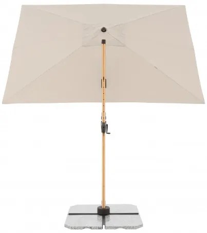 ALU WOOD 220 x 300 cm - wahadłowy parasol ogrodowy z drążkiem bocznym z ochroną ULTRA UV : Substancja Desen - 820