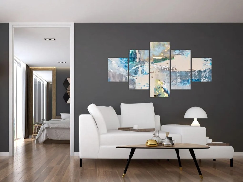Obraz - Abstrakcja (125x70 cm)