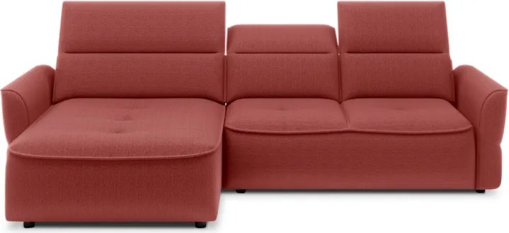 Narożnik MURILLO S Mini z elektryczną regulacją siedziska Lewostronny w tkaninie VOGUE 08 WERSAL