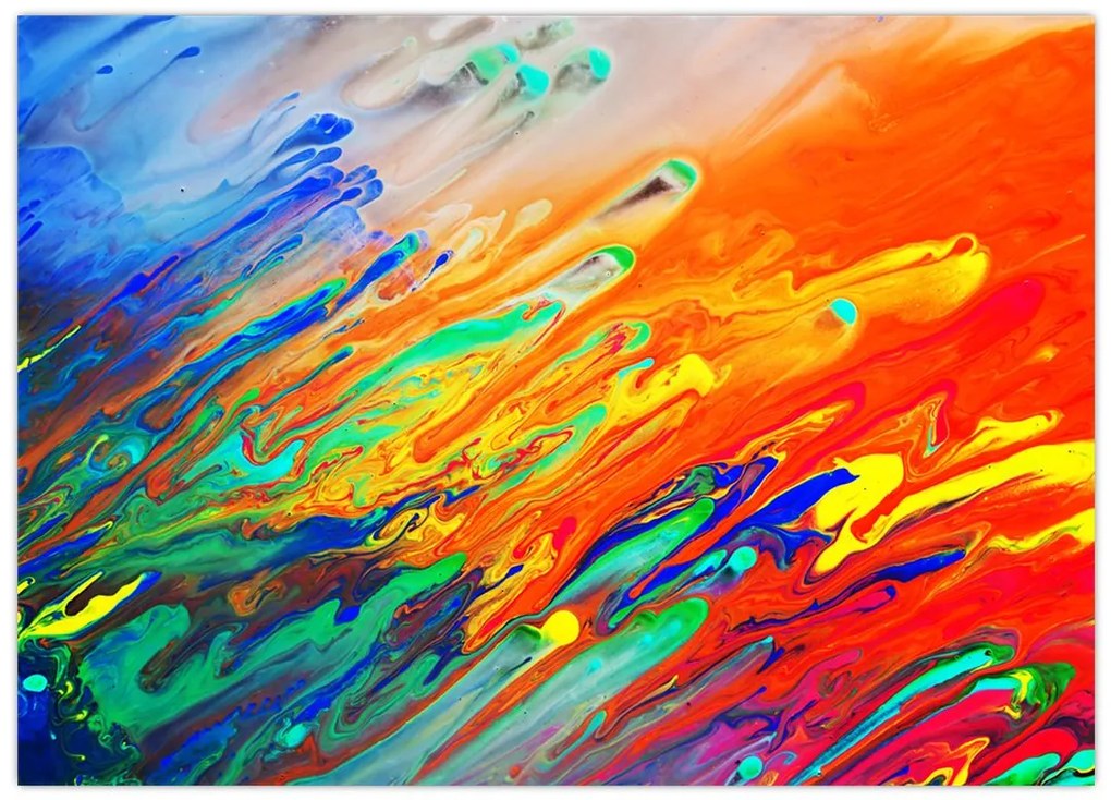 Obraz - Kolorowa abstrakcja (70x50 cm)