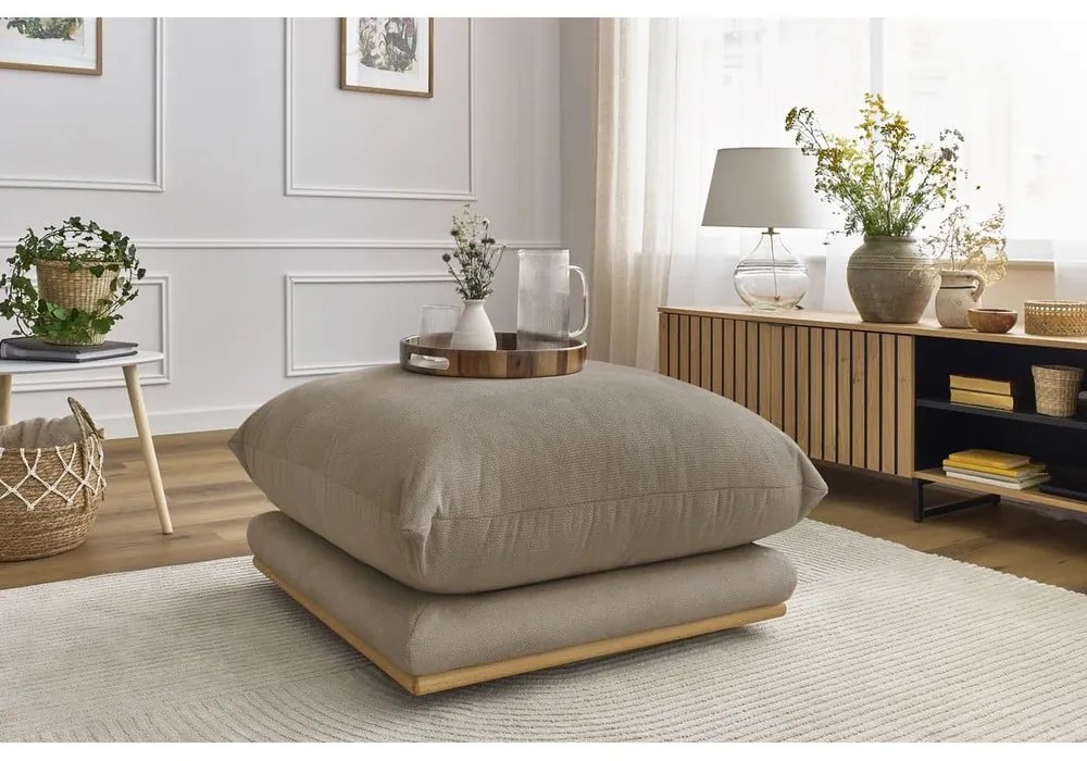 Beżowy podnóżek Ernest – Bobochic Paris
