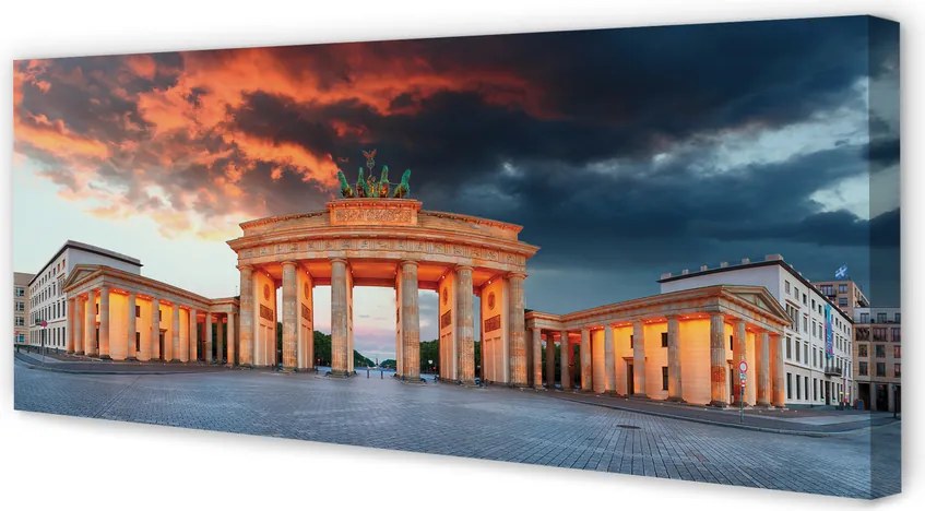 Obraz canvas na ścianę Symbol Berlina: Brama Brandenburska