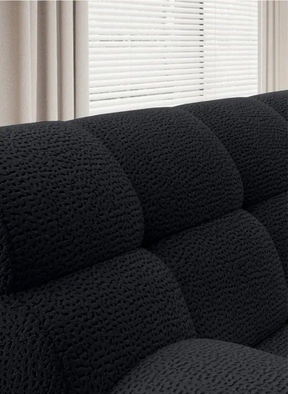 Narożnik COCOON S w układzie L z elektryczną regulacją siedziska Prawostronny w tkaninie JAGUAR 22