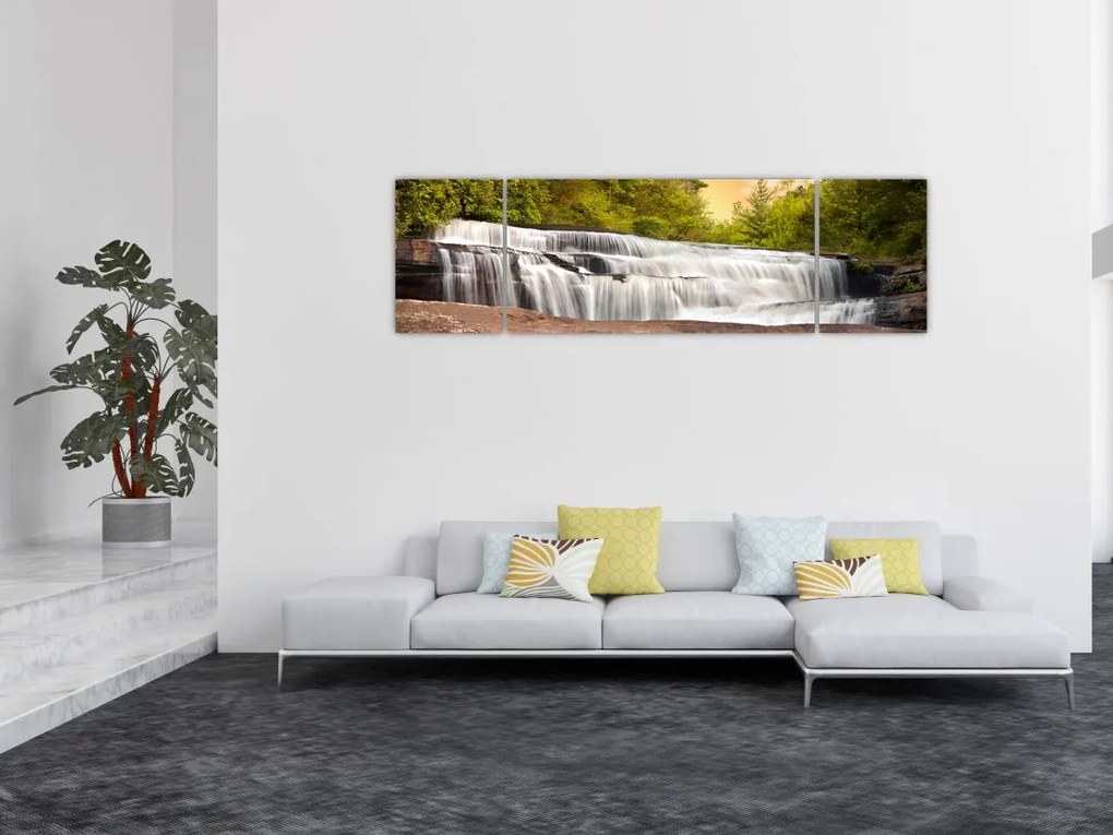 Obraz wodospadu (170x50 cm)