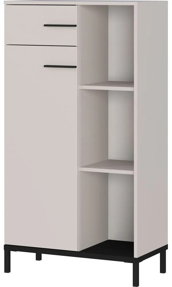 Kremowy regał 64x120x34 cm Rovigo – Germania
