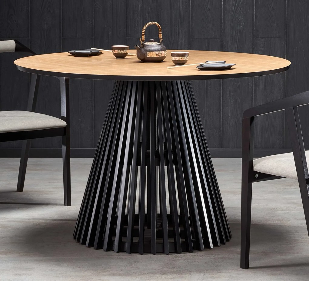 Okrągły stół na jednej nodze Miyaki