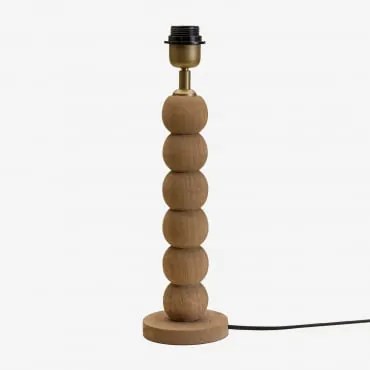 Podstawa Do Lampy Stołowej 30 Cm Z Drewna Mango Soler Drewno Mango - Sklum