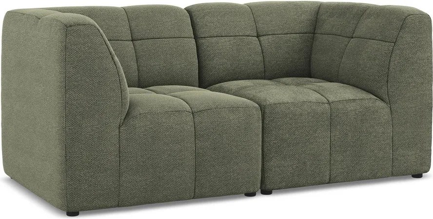 Zielona sofa z materiału bouclé 180 cm Aloha – Makamii