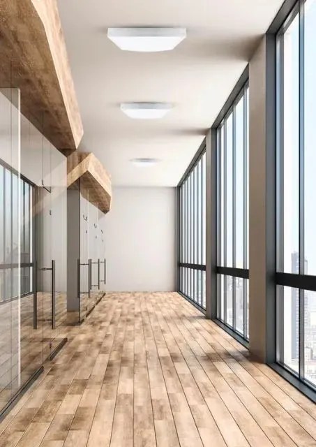 Kwadratowy biały plafon - K545 B3-M90