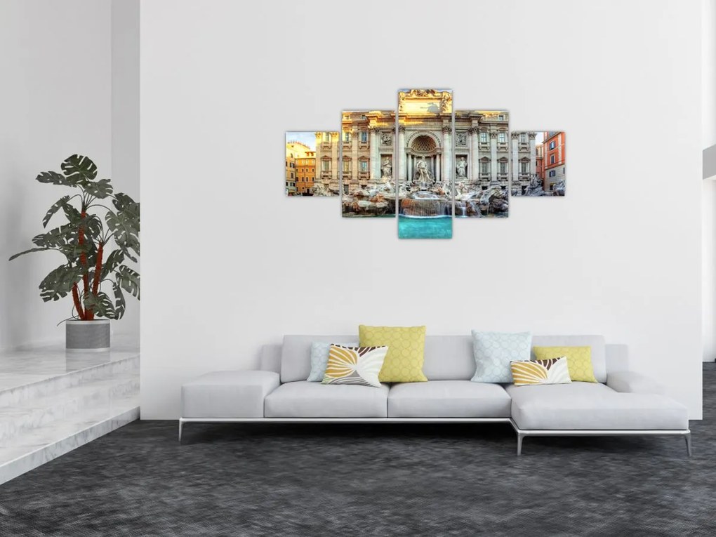 Obraz - Fontanna di Trevi (125x70 cm)
