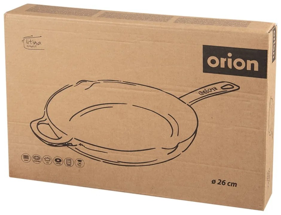 Patelnia żeliwna ø 26 cm LITINA SMALT – Orion