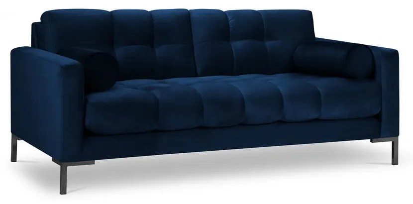 Ciemnoniebieska aksamitna sofa Cosmopolitan Design Bali