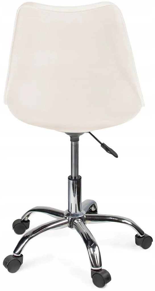 Krzesło do biurka białe - Tunier 3X