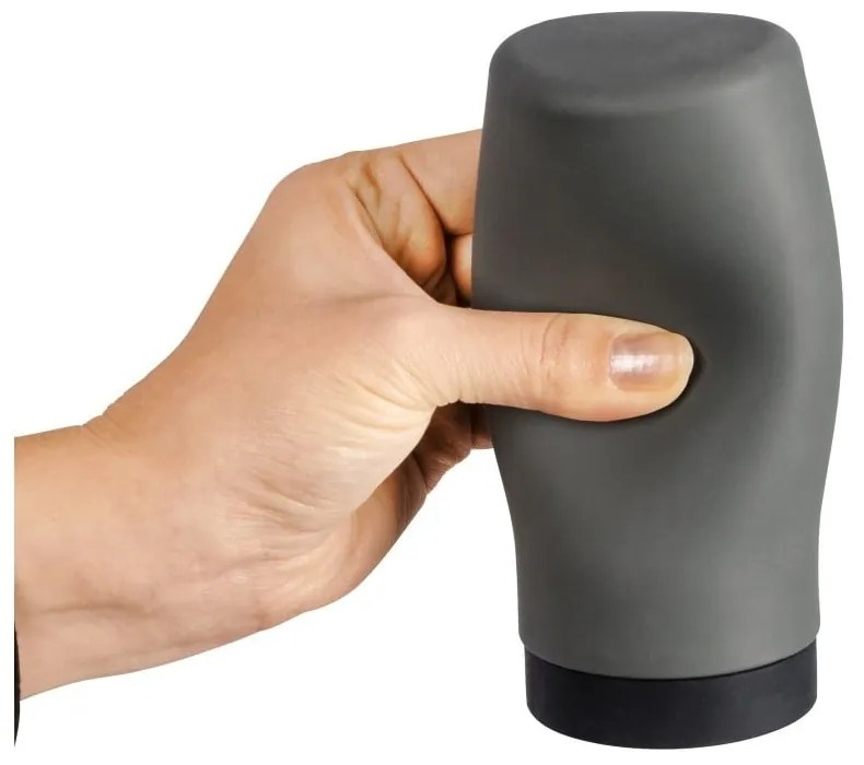 Szary dozownik płynu do naczyń Wenko Squeeze, 250 ml